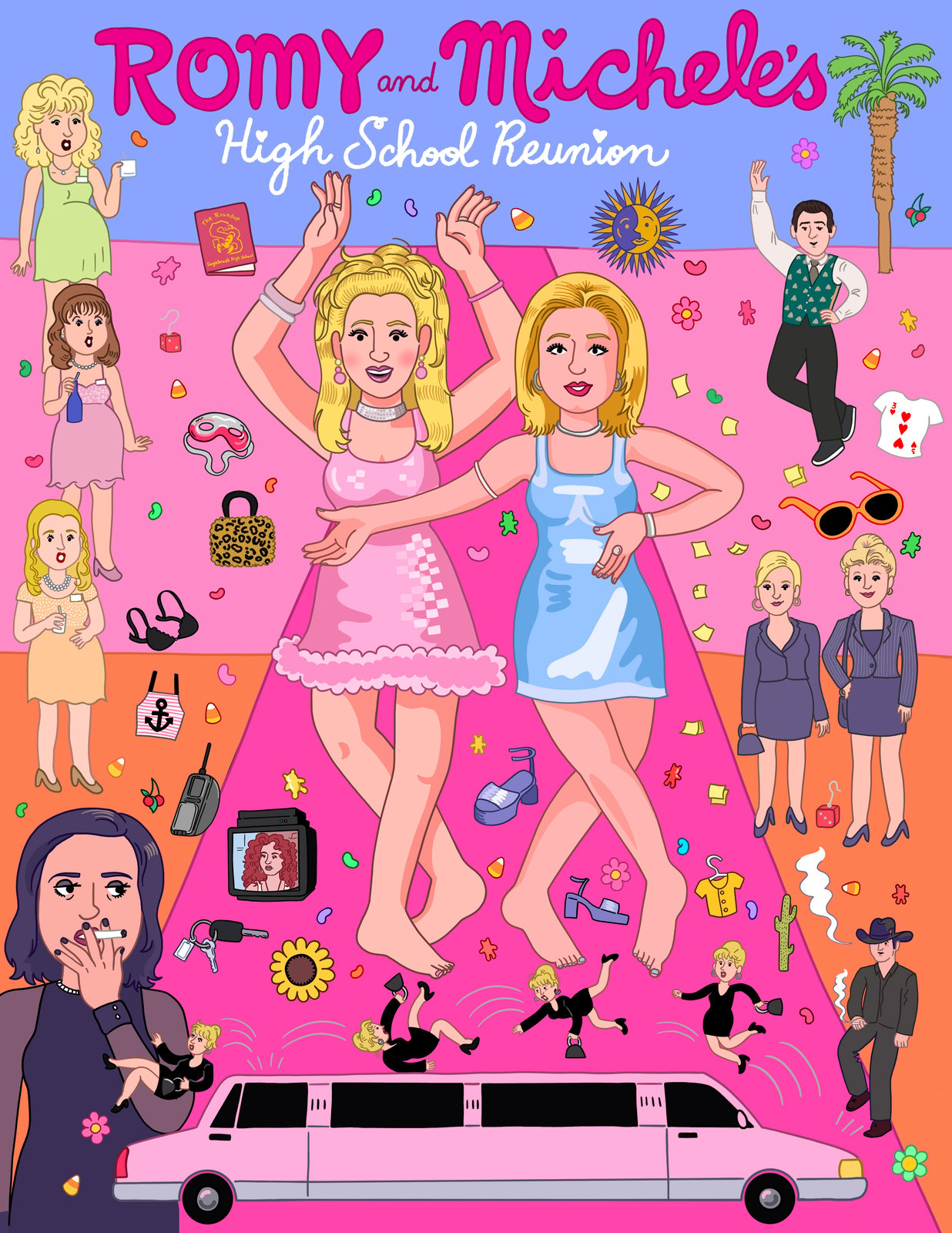 Romy and Michele s High School Reunion print Siobhan Gallagher